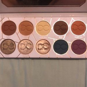 Used Dominque Cosmetics Latte Palette